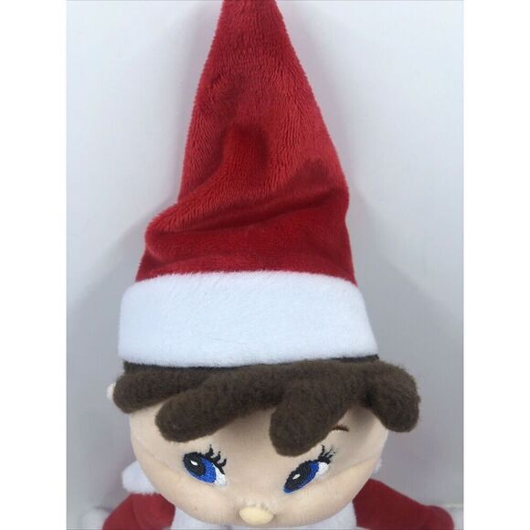 Elf on the Shelf Plush 14" Girl Doll 2010 Ruffled Skirt Snowflakes Christmas Toy - Picture 6 of 16